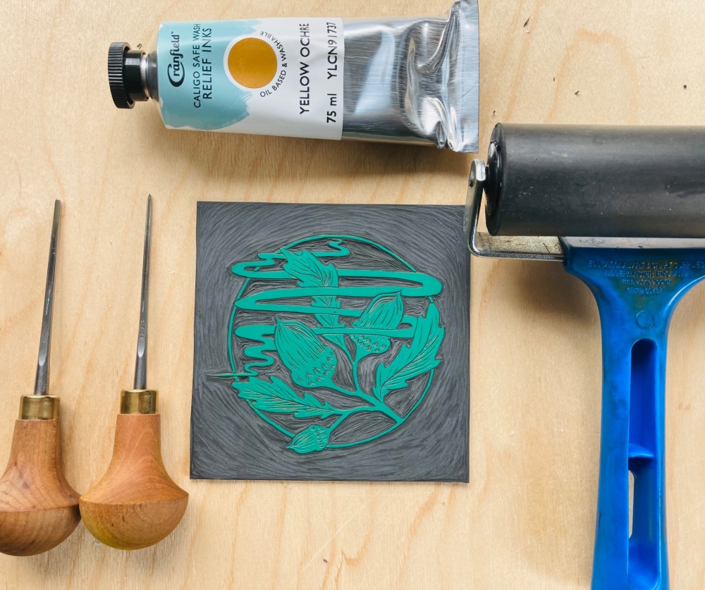 Intro to Lino Print with Printmaker Frances Payne