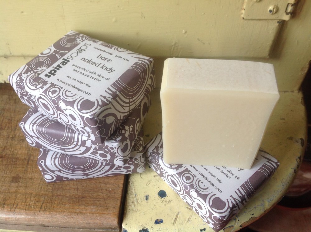 bare naked lady handmade soap
