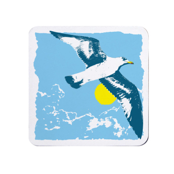 Seagull Coaster - Melamine - Seaside Vibes