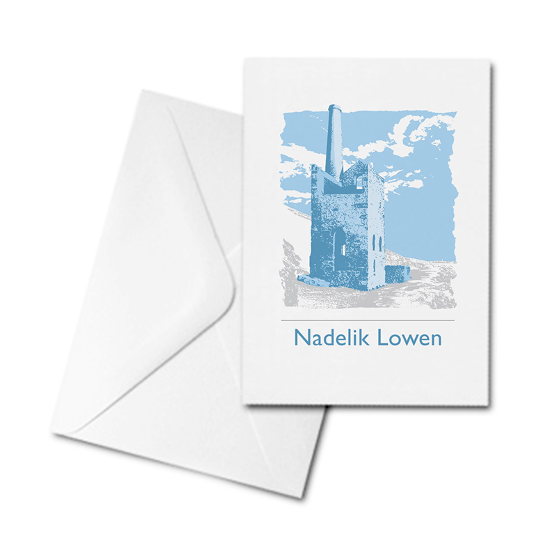 Christmas Card - Tin Mine - Nadelik Lowen