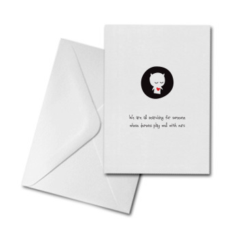 Blank Greetings Card - Demons