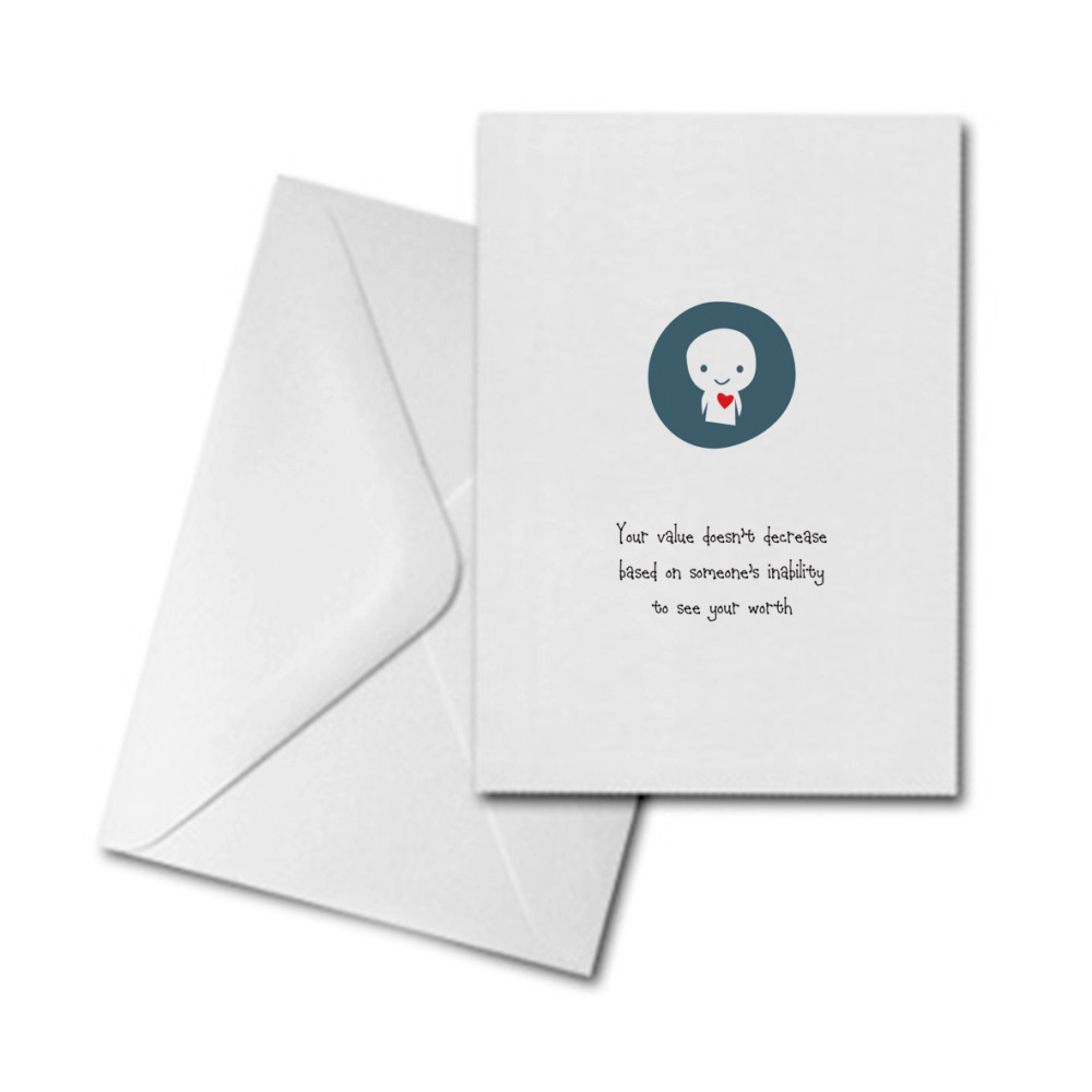 Blank Greetings Card - Your Value