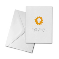Blank Greetings Card - Something Wonderful