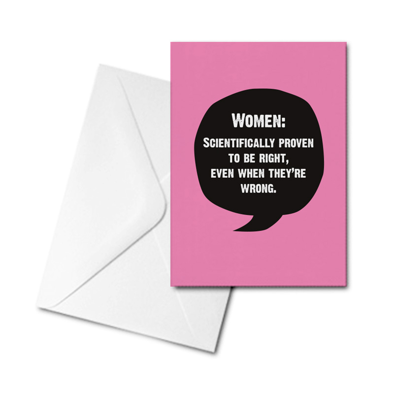 Blank Greetings Card - Women...