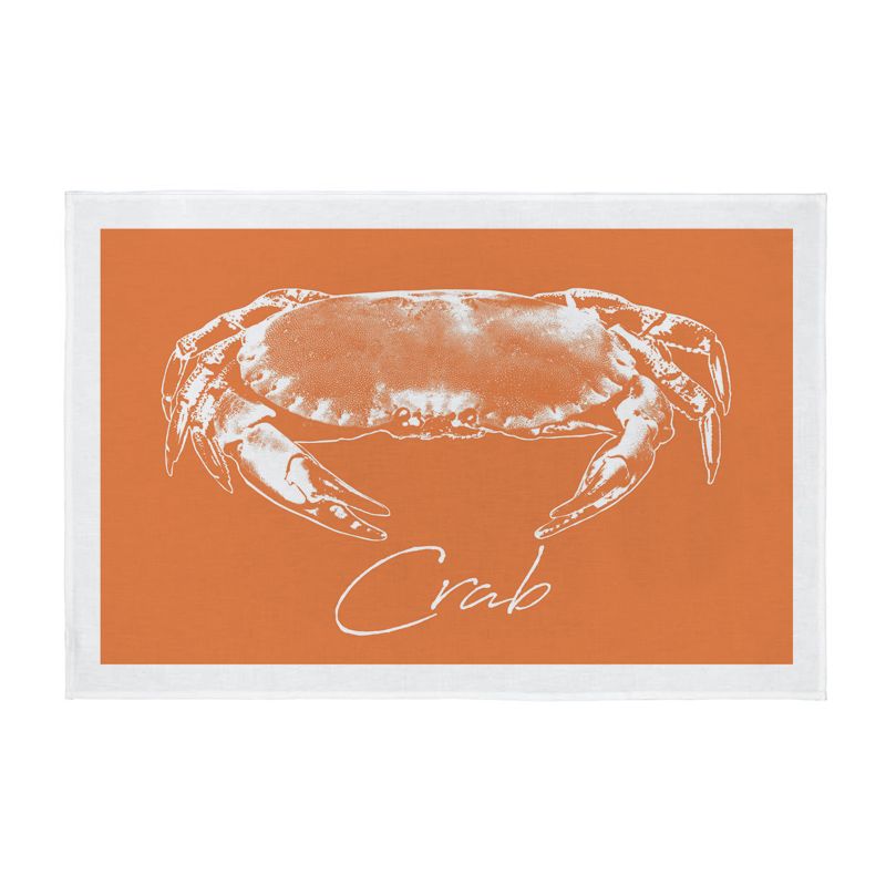 Crab Tea Towel - Orange - NEW PRODUCT