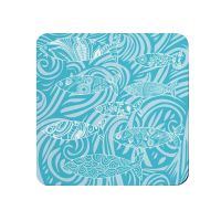 Shoal of Fish Coasters - Turquoise