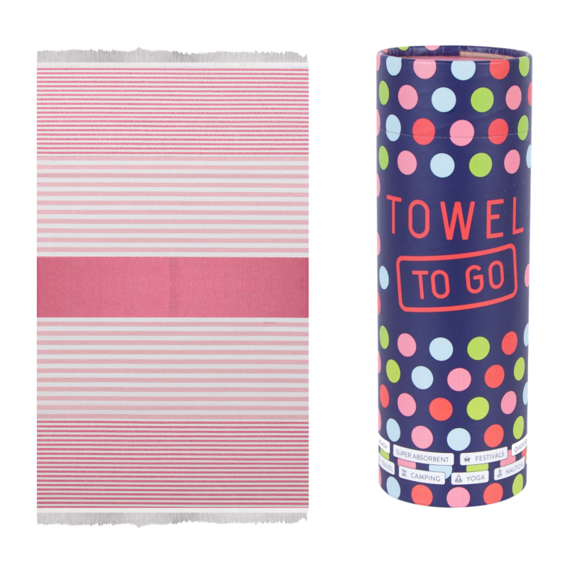 Bali Hammam Towel - Fuschia/Pink