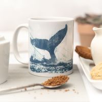 Beautiful Ceramic Mug - Whales Tail Design