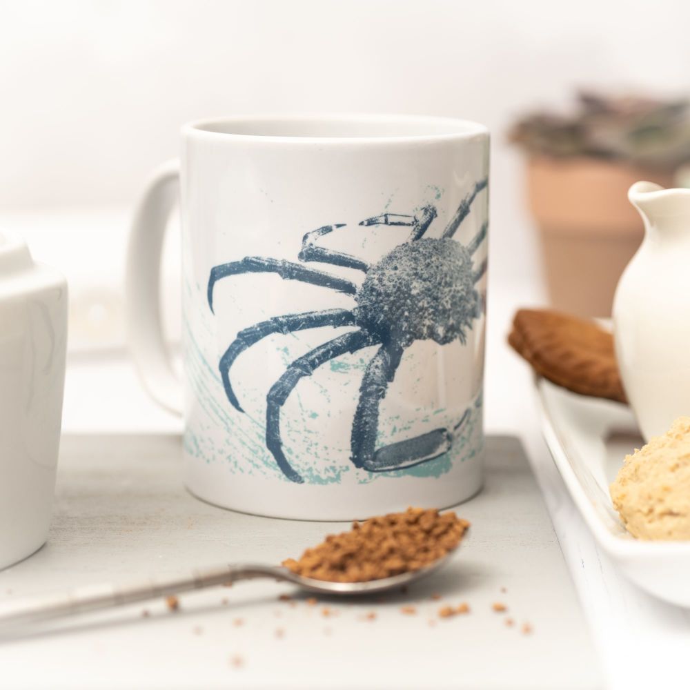 Beautiful Ceramic Mug - Spider Crab Design