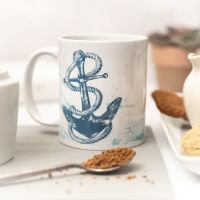 Beautiful Ceramic Mug - Anchor Design