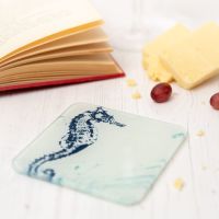 Seahorse Coaster - Recycled Glass - Nautical Style