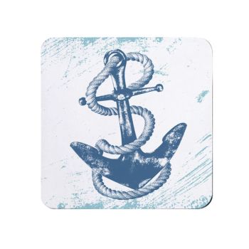 Anchor Teapot Stand - Melamine - Nautical Style