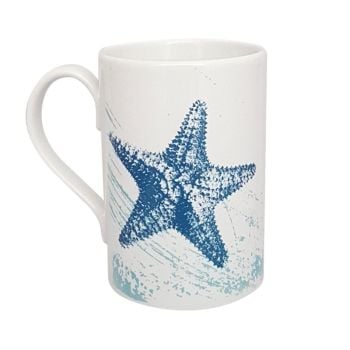 A Stunning Porcelain Mug - Starfish Design