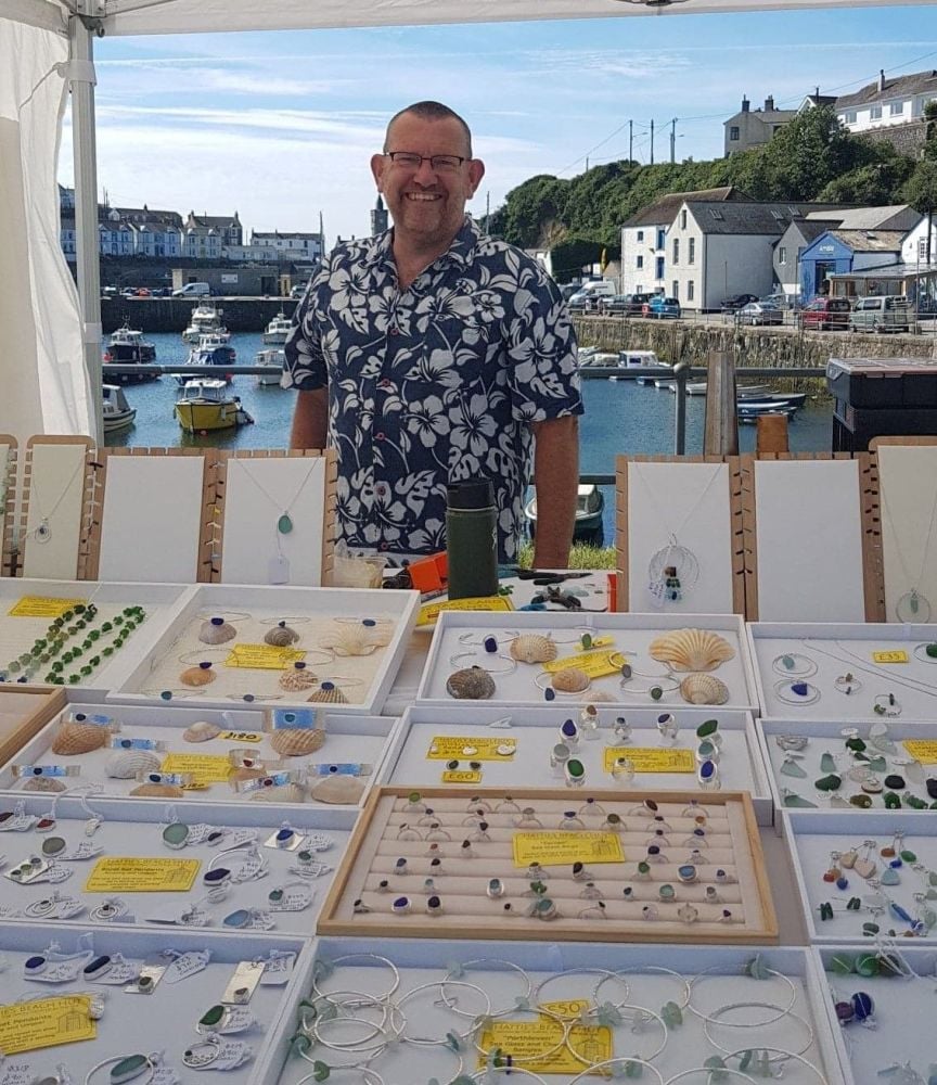 Gazebos on Porthleven Harbour