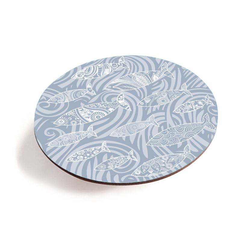 Shoal of Fish Teapot Stand - Pale Grey - Seaside Vibes