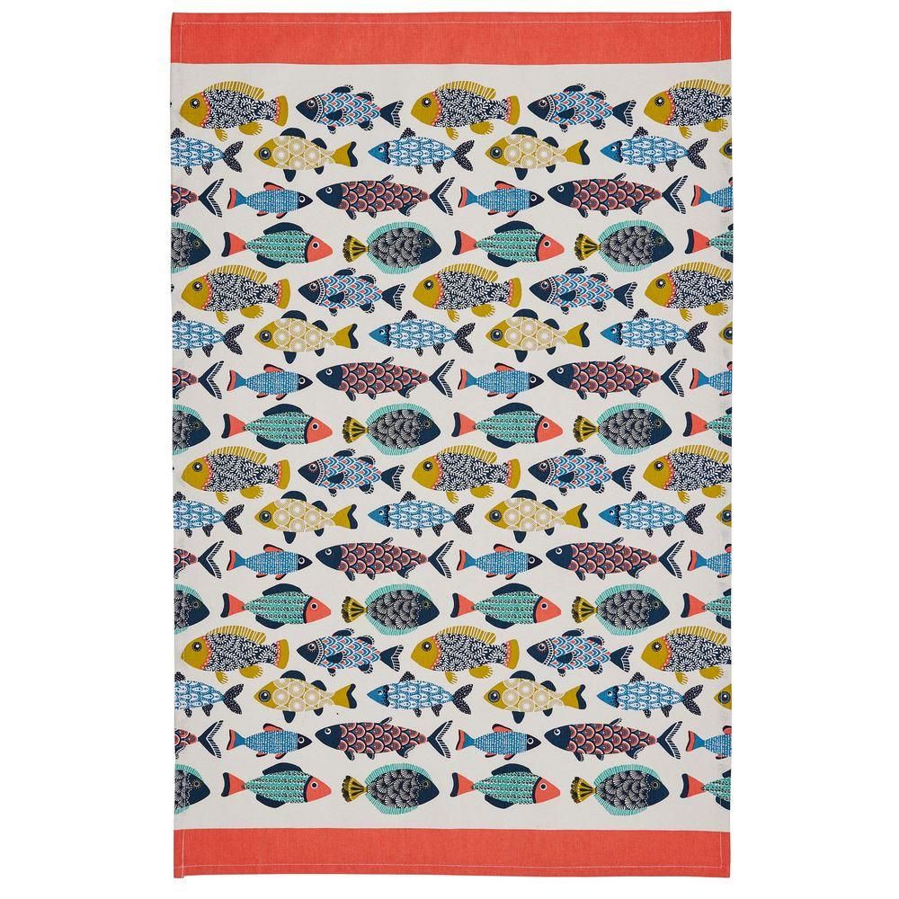 Aquarium - Full Colour Tea Towel - 100% Cotton