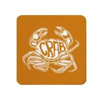 Crab Coaster with Cork Backing - Coastal Homewares