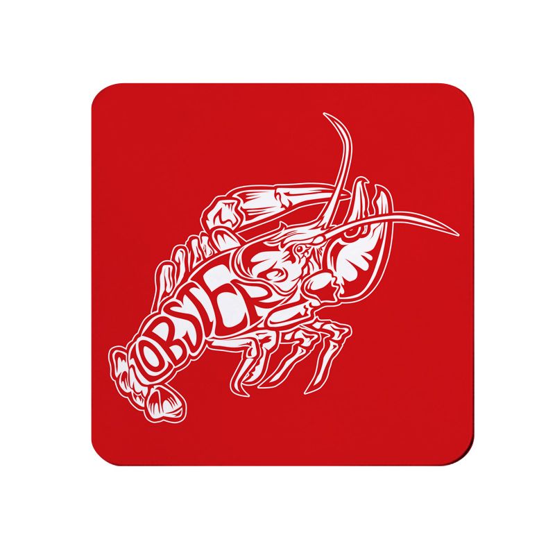 Lobster Coaster with Cork Backing - Coastal Homewares