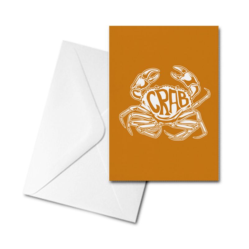 Blank Greetings Card - Crab