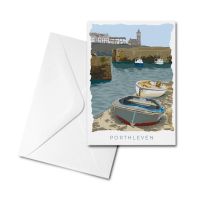 Blank Greetings Card - Porthleven, Cornwall