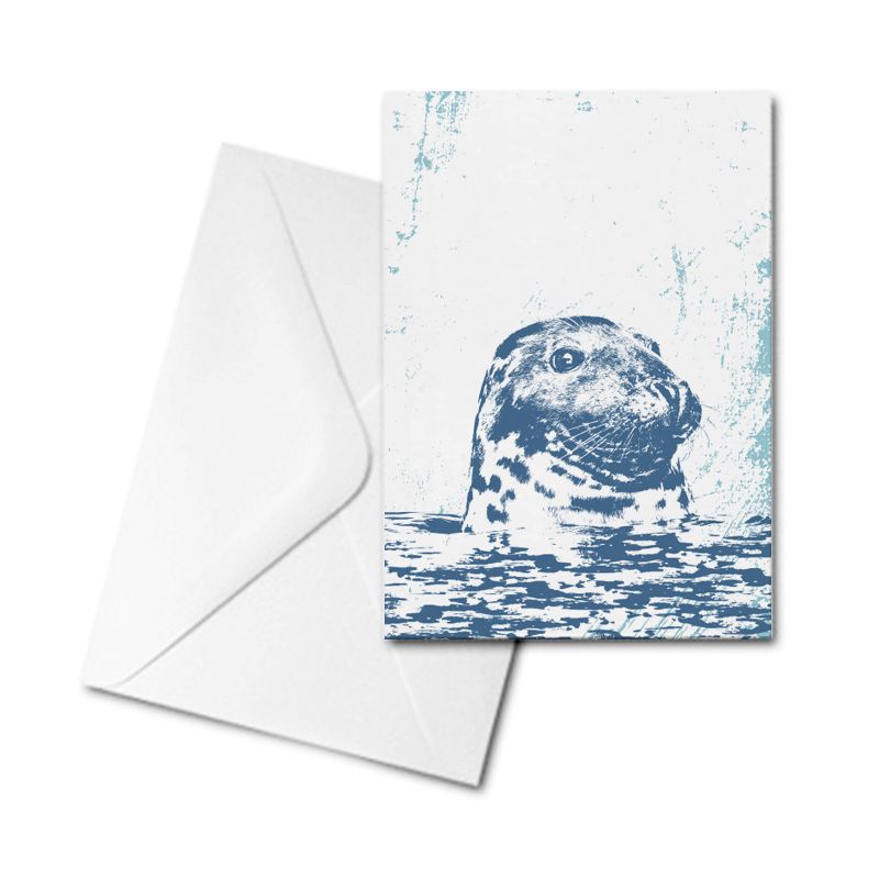 Blank Card - Grey Seal