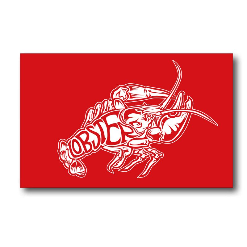 Melamine Fridge Magnet - Lobster - Red