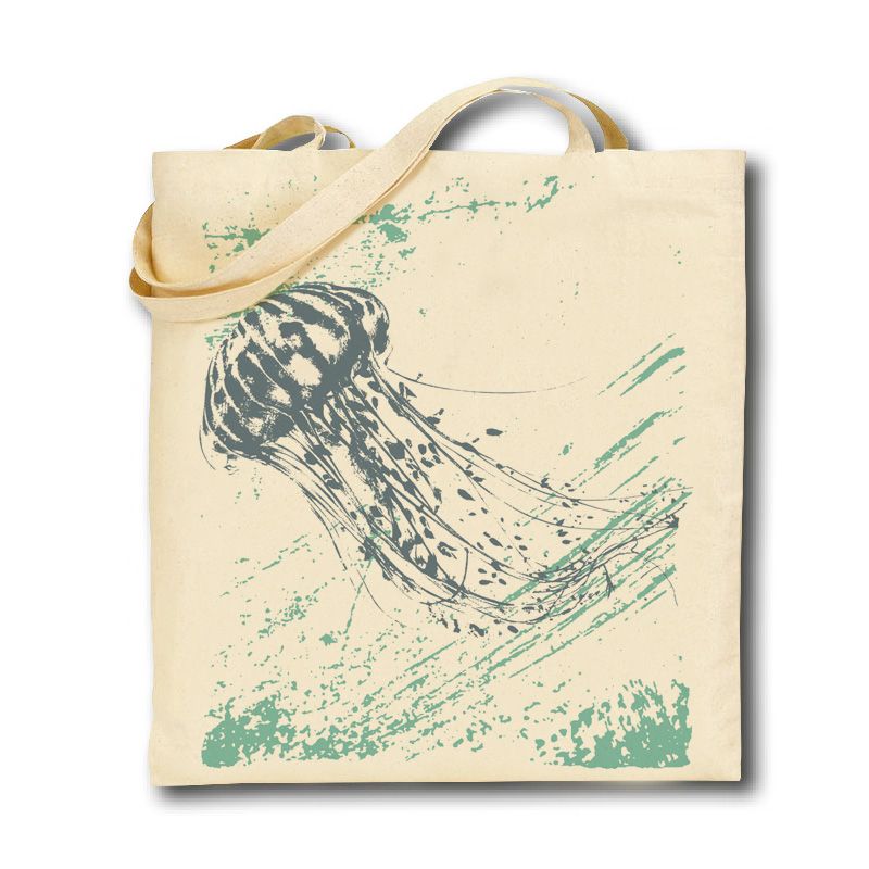 Cotton Tote Bag - Jellyfish