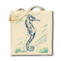 Cotton Tote Bag - Seahorse