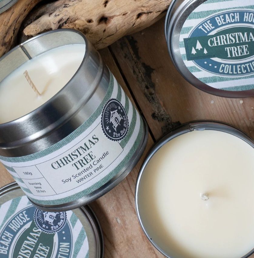 Christmas Tree Scented Soy Wax Candle