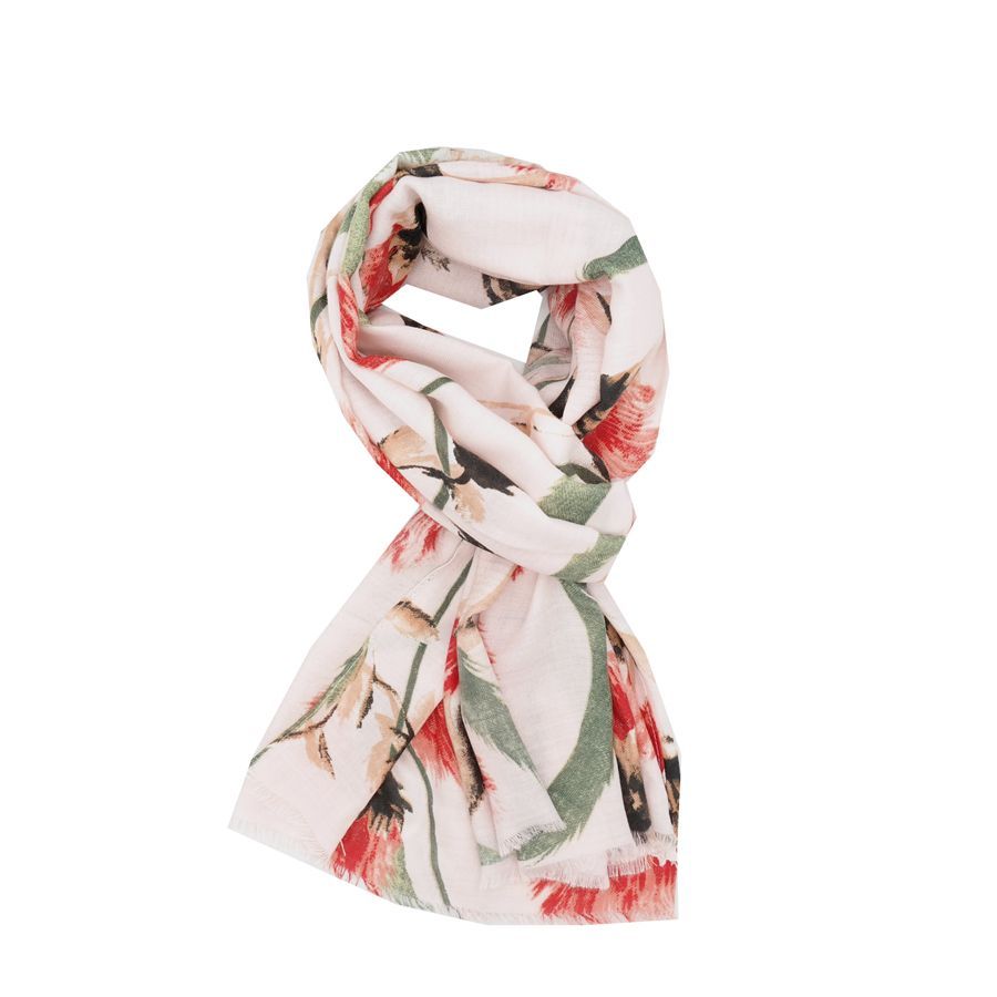 Super soft Thistle design scarf in blush