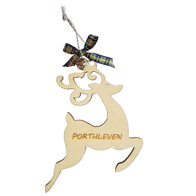 Cornish Christmas  Hanging - Porthleven - Reindeer