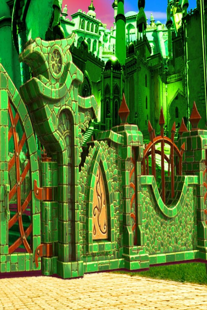 Wizard of Oz- 17 - Emerald City Gates RH cond