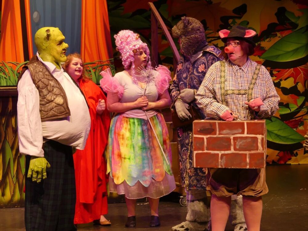 Shrek 16 - A1 STAGE SCENERY AND SET HIRE FOR