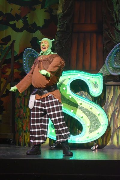 Shrek -A1 STAGE SCENERY AND SET HIRE FOR - SHREK - Shrek and the Light-up