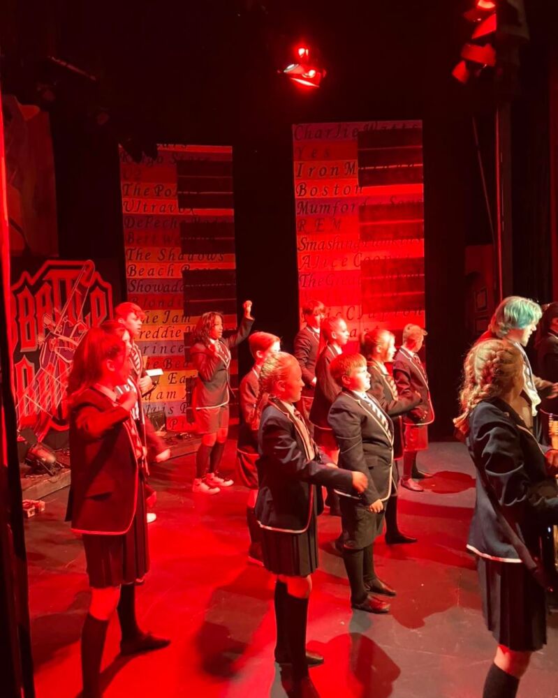 SCHOOL OF ROCK - A1 STAGE SCENERY AND SET HIRE FOR cond 12