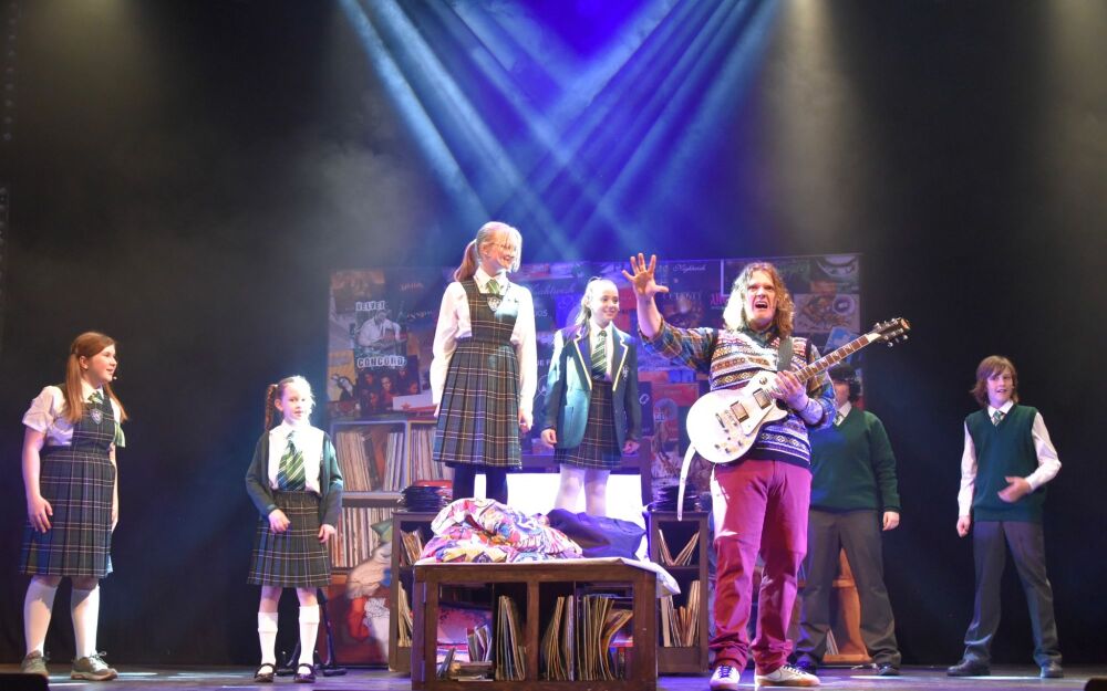 SCHOOL OF ROCK - A1 STAGE SCENERY AND SET HIRE FOR cond 22