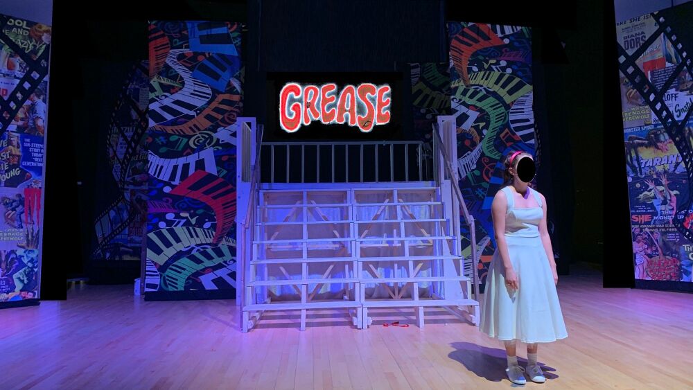 GREASE - A1 STAGE SCENERY AND SET HIRE FOR - 01c