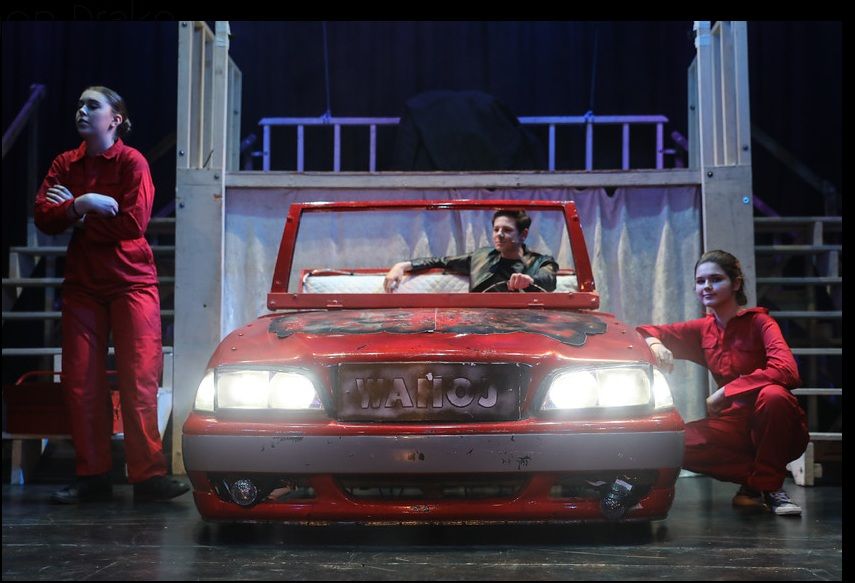 GREASE - A1 STAGE SCENERY AND SET HIRE FOR - Greased Lightning 1