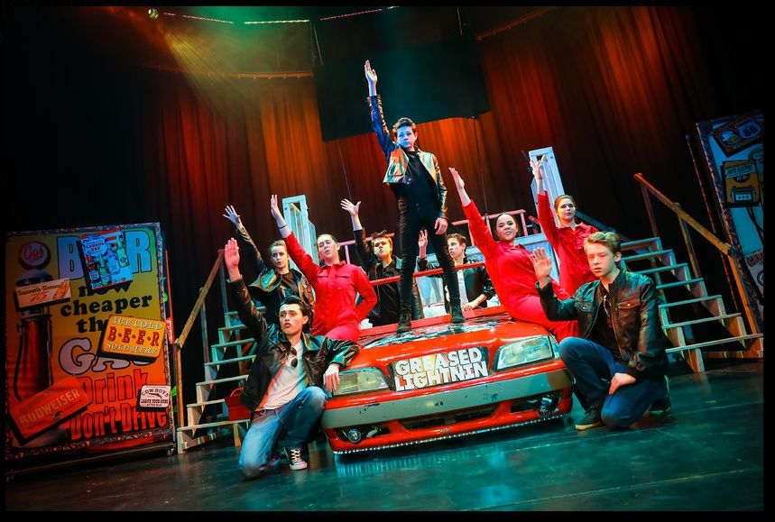 GREASE - A1 STAGE SCENERY AND SET HIRE FOR - Greased Lightning 2