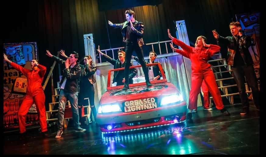 GREASE - A1 STAGE SCENERY AND SET HIRE FOR - Greased Lightning 4