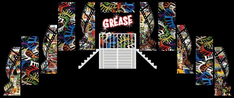 GREASE - A1 STAGE SCENERY AND SET HIRE FOR - 01