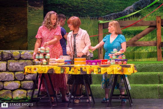 Calendar Girls - A1 STAGE SCENERY AND SET HIRE FOR - Table and cakes cond