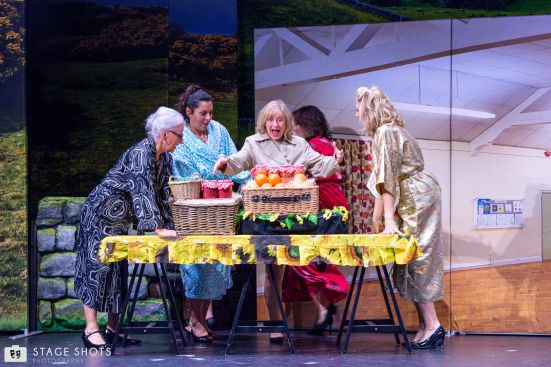 Calendar Girls - A1 STAGE SCENERY AND SET HIRE FOR - Jam and fruit table 2