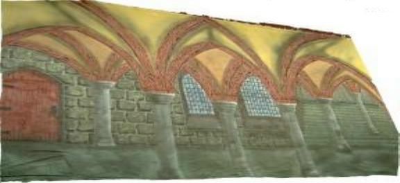 Wizard of Oz - A1 STAGE - BACKDROPS - BB002 - Castle Interior (30w X 18h)