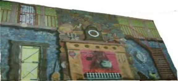 Wizard of Oz - A1 STAGE - BACKDROPS - BB005 - Cottage Interior (30w X 18h)