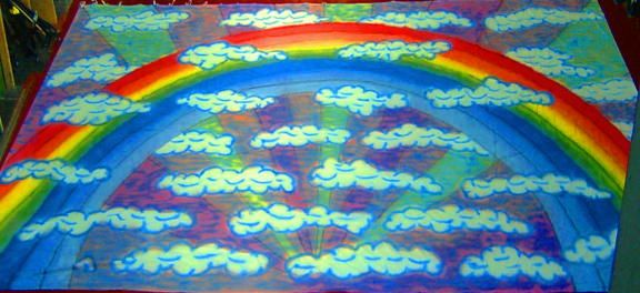 Wizard of Oz - A1 STAGE - BACKDROPS - BC010 - Rainbow (30w x 18h)