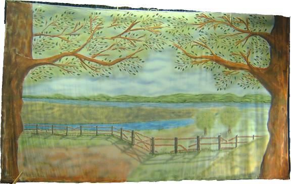 Wizard of Oz - A1 STAGE - BACKDROPS - BC017 - River Landscape (30w X 18h)