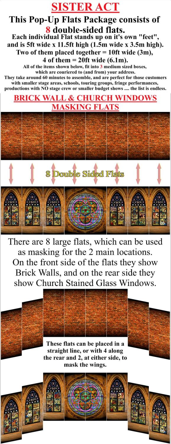 Sister Act - A1 STAGE - POP-UP FLATS 3.5m high - PHOTOS - 00 - All Double S