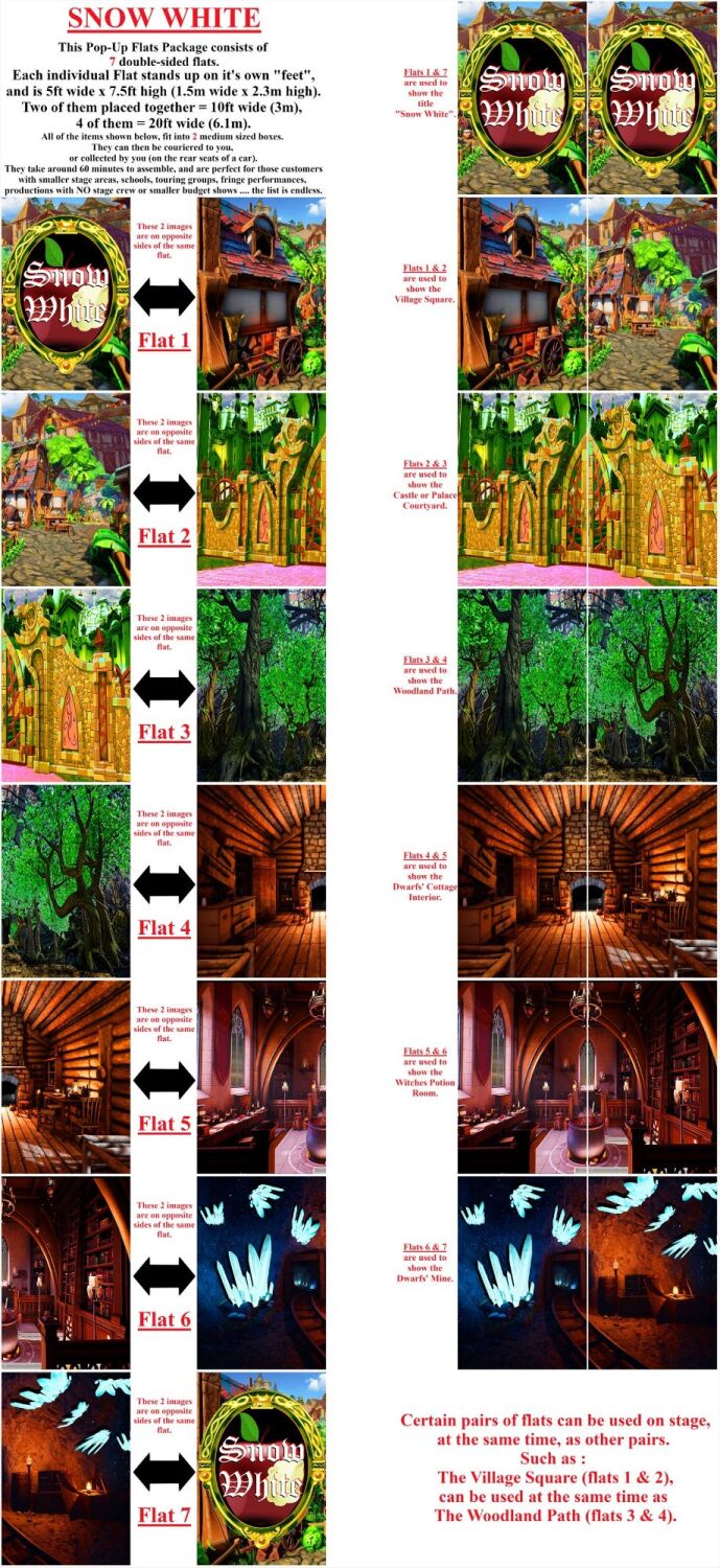 Snow White - A1 STAGE - POP-UP FLATS 2.3m high - PHOTOS - 00 - All Double S