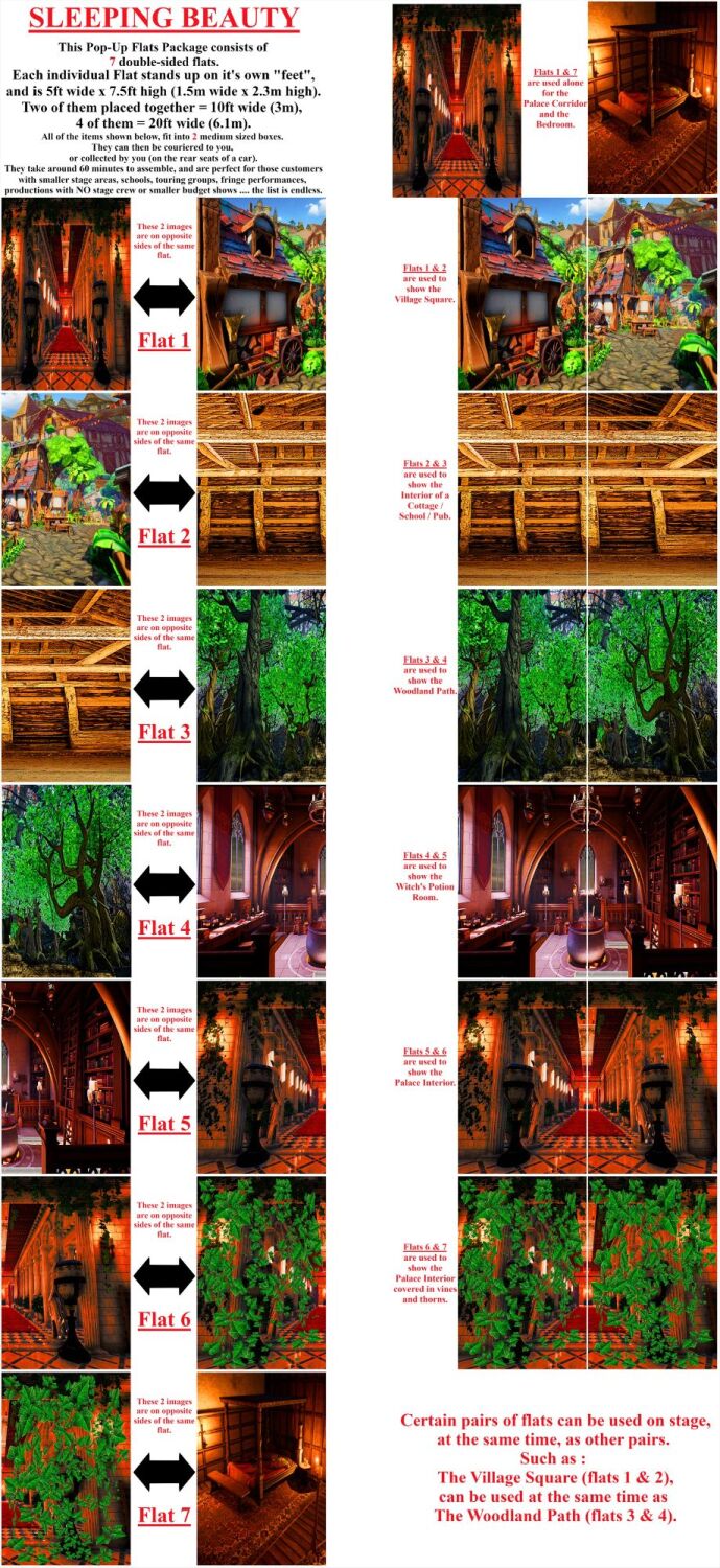 Sleeping Beauty - A1 STAGE - POP-UP FLATS 2.3m high - PHOTOS - 00 - All Dou